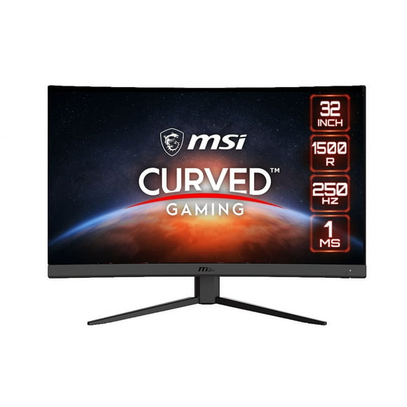 MSI 32" Curved 1500R Gaming Monitor, 250Hz, 1ms, Frameless, G32C4X