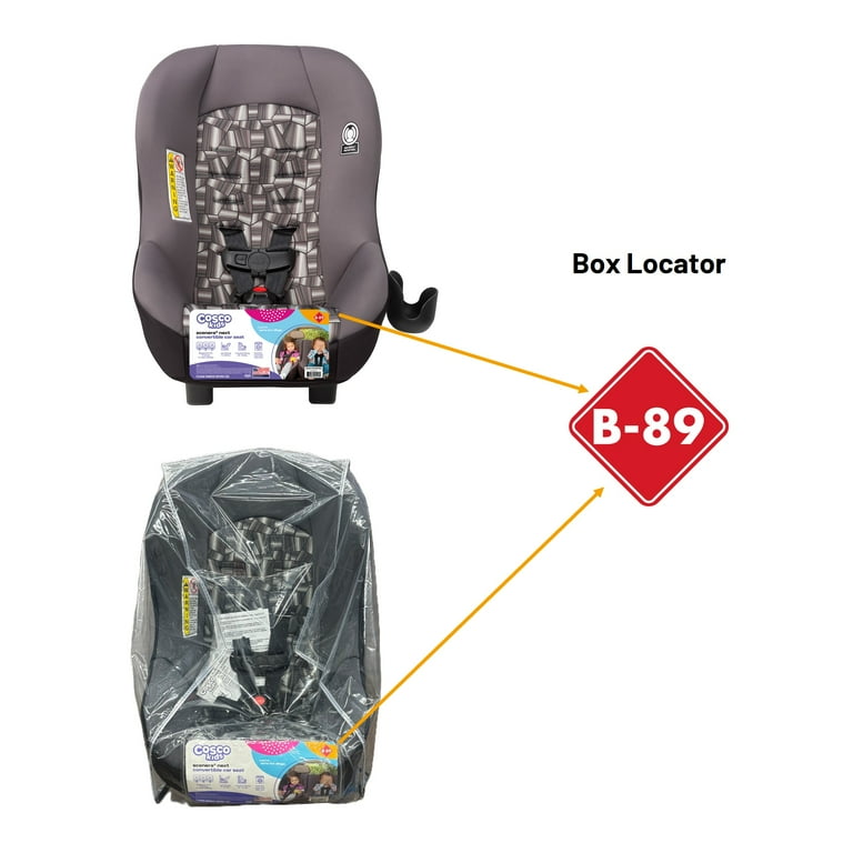 Cosco Kids Scenera NEXT Convertible Car Seat, Cobblestone Cosco Kids Scenera NEXT Convertible Car Seat, Cobblestone