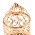 thumbnail image 4 of Candelabro galvanizado con diseño de flores ahuecadas, 3,15 x A-Rose Gold, 4 of 9