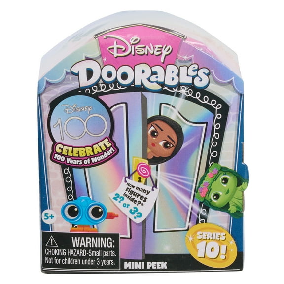 Disney Doorables Mini Peek Series 10, Collectible Blind Bag Figures, Styles May Vary, Kids Toys for Ages 5 up