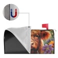 thumbnail image 2 of Yiaed Countryside Colorful Floral Cow Print Mailbox Covers, Magnetic Mailbox Cover, Mail Box Covers for Garden Outdoor Decor Box Covers-21x18 in, 2 of 8