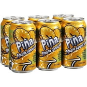 Pina Pineapple Flavored Soda, 12 Fl. Oz., 6 Count