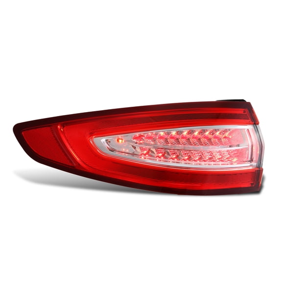 DNA Motoring OEM-TL-001-L For 2013-2016 Ford Fusion OE Style Left Driver Side LED Outer Tail Light Lamp