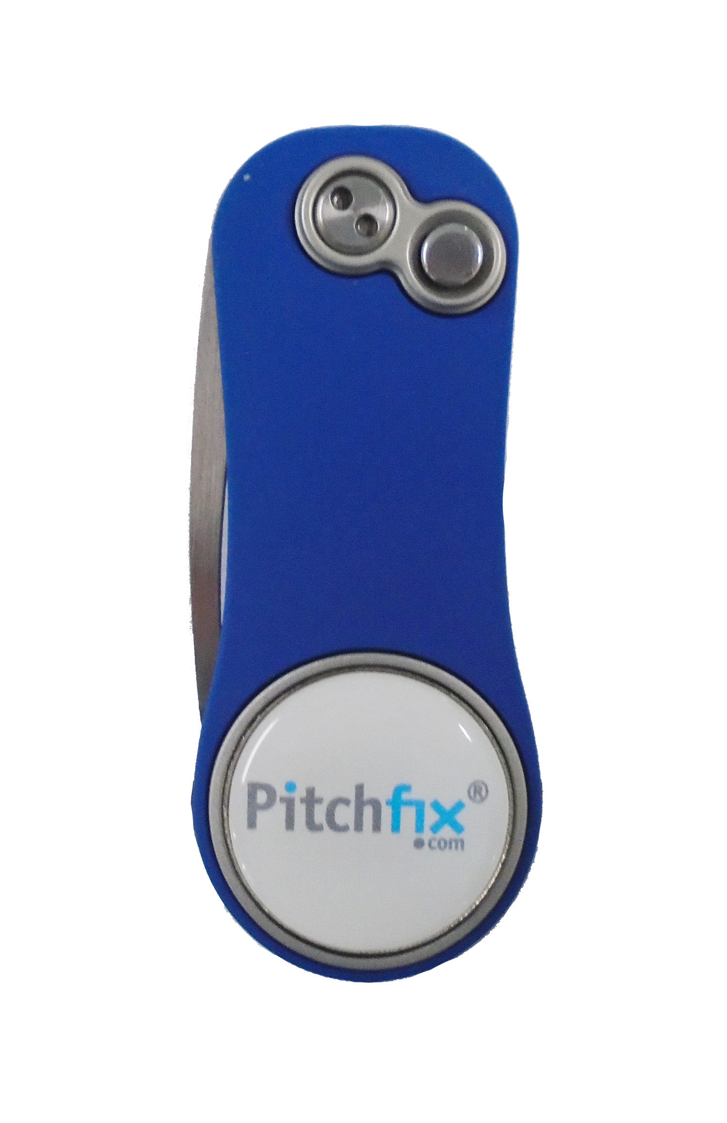 NEW Pitchfix Hybrid 2.0 Blue/White Divot Tool/Ballmarker/Pencil