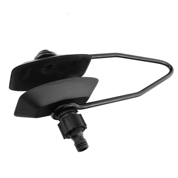 Sonducket Motor de Barco Enjuague de Agua Marco de Metal Orejera Grande Negro
