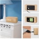 thumbnail image 4 of Artificial Wood Led Alarm Clock, Voice Activated Digital Clock, 4 of 4