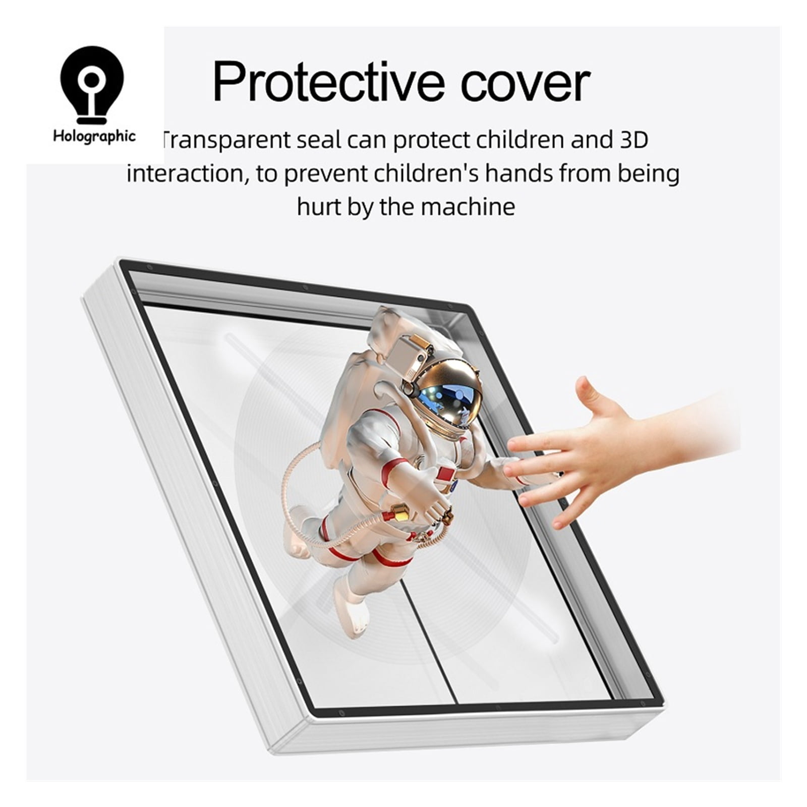 50cm 3D Fan Hologram Projector Wifi Led Sign Holographic Lamp Player Remote Advertising Display