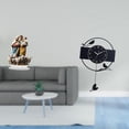 thumbnail image 2 of Decoración de escritorio de acrílico y reloj de pared con diseño de pájaro, fusión para un adorno único de mesa y colgante, regalo de arte minimalista, 2 of 8