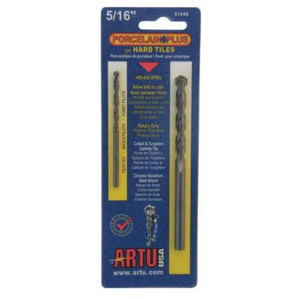 ARTU 01440 Porcelain Tile Drill Bit,5/16 In