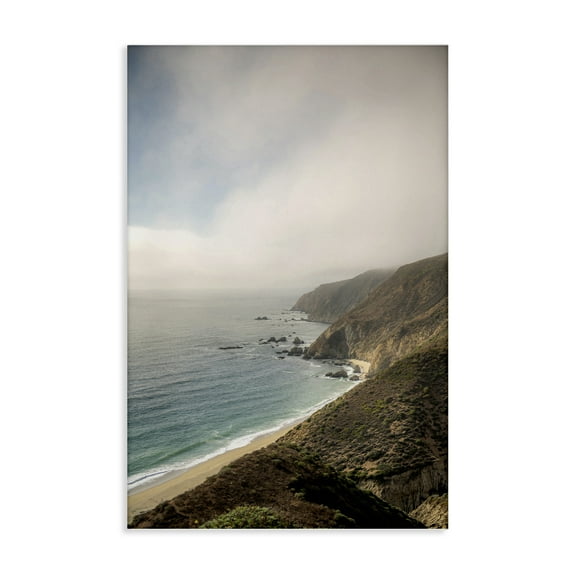 Stupell Industries Wild Beach Coast Landscape & Nature Photography Wrapped Canvas Art Print Wall Art, 16 x 24