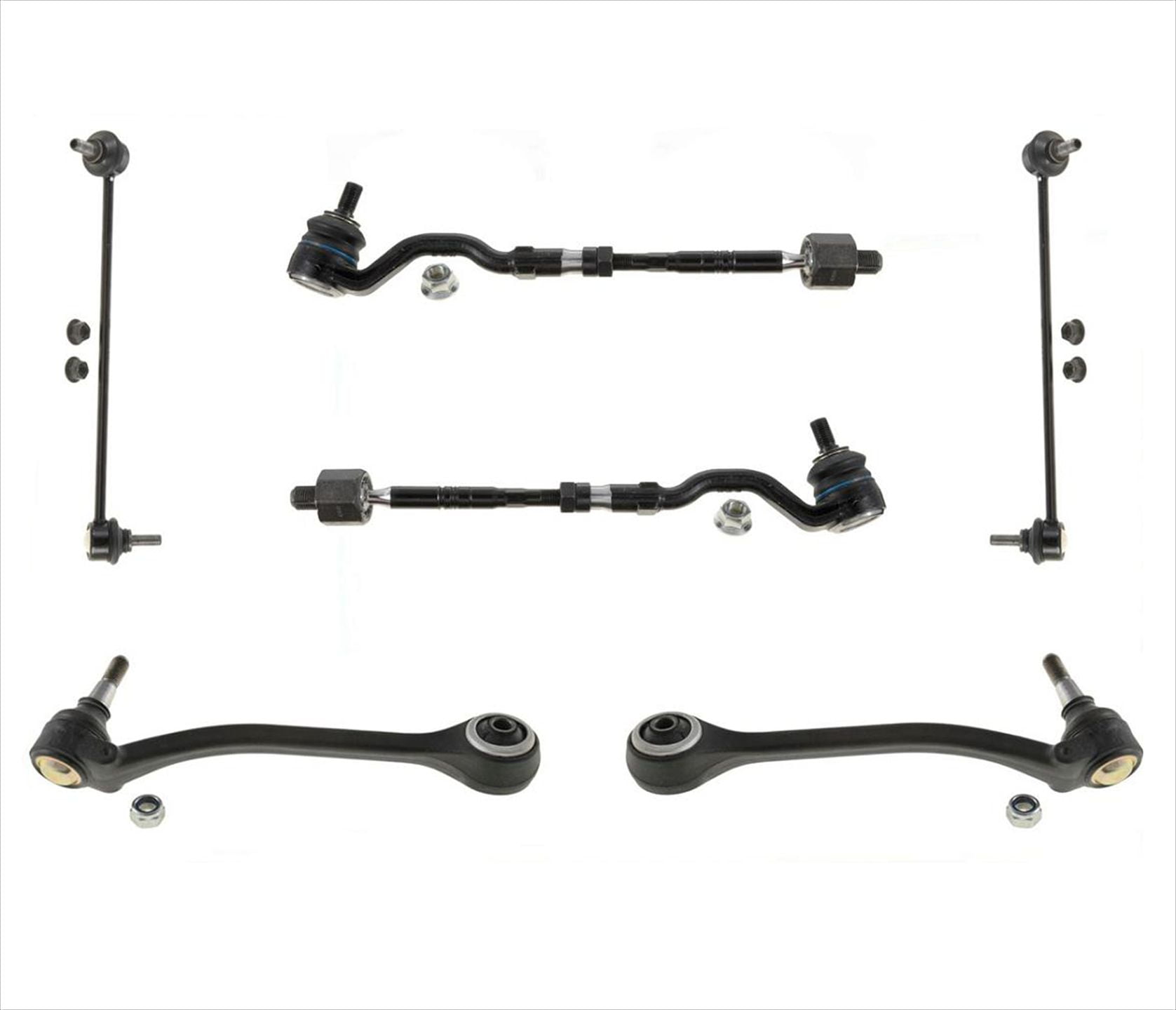 【楽天スーパーセール】 RWD Front Control Arms w/Ball Joints Sway Bars Tie Rods Kit