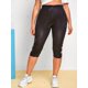 thumbnail image 2 of Leggings de cultivo de estampado de argyle Rosegal Leggings de talla grande, 2 of 5