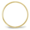 thumbnail image 2 of 10K Yellow Gold Ring Band Wedding Standard Half Round, 2 of 4
