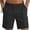 Black, variant on Men's Linen Athletic Shorts Lightweight Quick Dry Summer Workout Shorts Active Sport Bathing Running Tennis Short Pants
