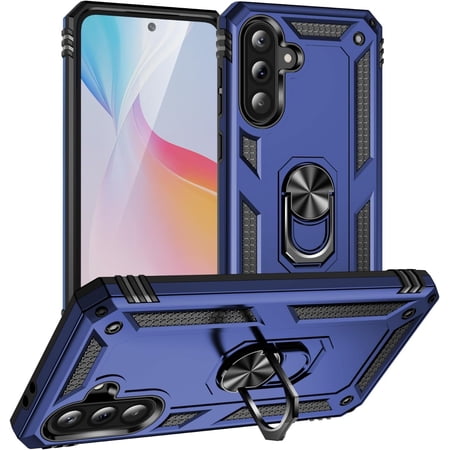 REQO Military Case for Samsung Galaxy A37 5G with Kickstand Ring,[Heavy Duty Shockproof Armor] Full Body Dual Layer Protective for Samsung A37 5G Phone Case