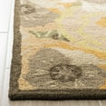 thumbnail image 3 of SAFAVIEH Martha Stewart Poppy Floral Wool Area Rug, Gold, 4' x 6', 3 of 8