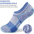 thumbnail image 3 of No Show Socks Womens Athletic Cushion Ankle Footies Low Cut Socks 5-6 Pairs, 3 of 13