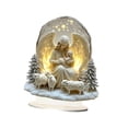 thumbnail image 3 of Letrero de mesa con escena de Natividad de ángel de Navidad 2D, 6,7x7,8 pulgadas, impermeable, decorativo, ligero, colección de escritorio, decoración Estilo A, 3 of 8