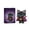 Black Cat, variant on QLUEWX Halloween Micro Building Block, Clown Black Cat Skeleton Vampire Pumpkin Haunted House Brick Puzzle Kit, DIY Assembly Toy for Kids Party Favor Desktop Decor Holiday Gift