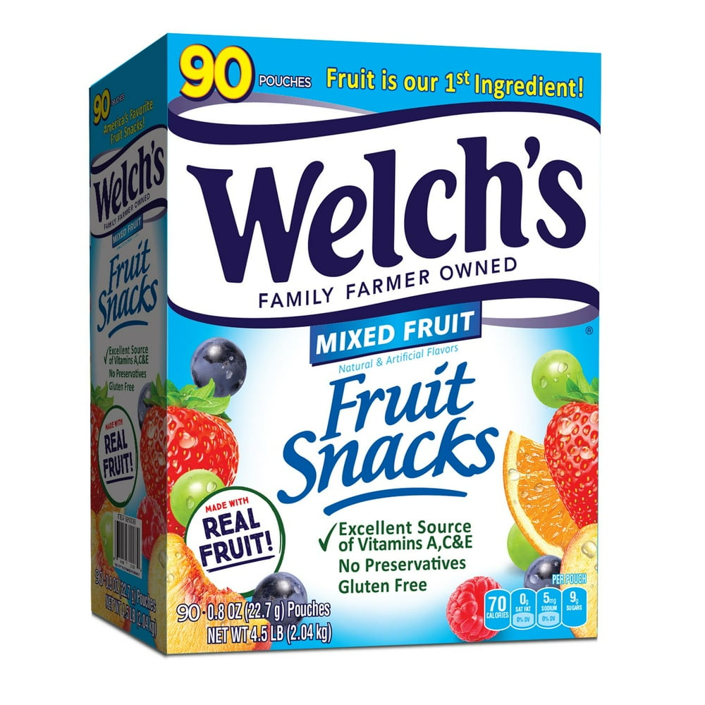 Welchs Mixed Fruit Snacks, 90 ct.