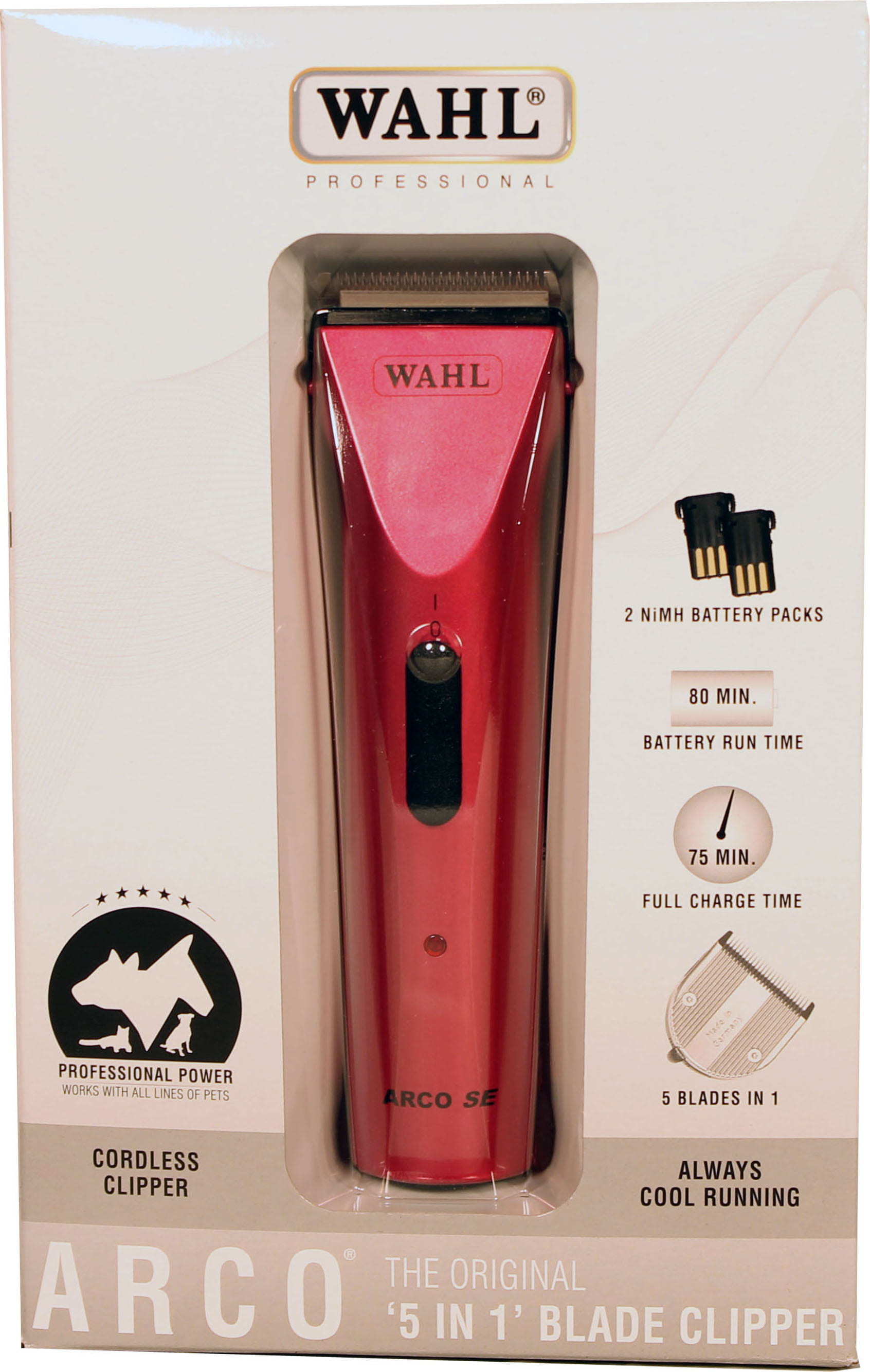wahl arco se battery