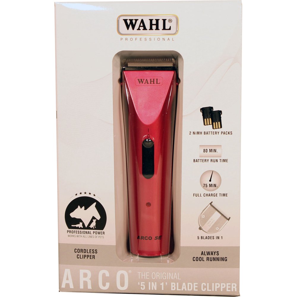 Wahl Arco Original Blade Cordless Clipper, Radiant Pink