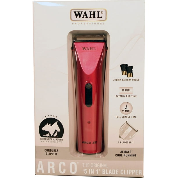 Wahl Arco Original Blade Cordless Clipper, Radiant Pink