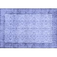 thumbnail image 1 of Ahgly Company Machine Washable Indoor Rectangle Abstract Blue Contemporary Area Rugs, 2' x 4', 1 of 4