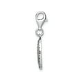 thumbnail image 4 of Sterling Silver Rhodium-Plated Polished Antiqued Strength Charm With Fancy Lobster Clasp, 4 of 4