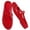 Red, variant on Vintage Grid Hollow Jelly Mules for Women, Single Buckle Strap Closed Toe Slip-On Sandals, Breathable Flat Summer Beach Footwear