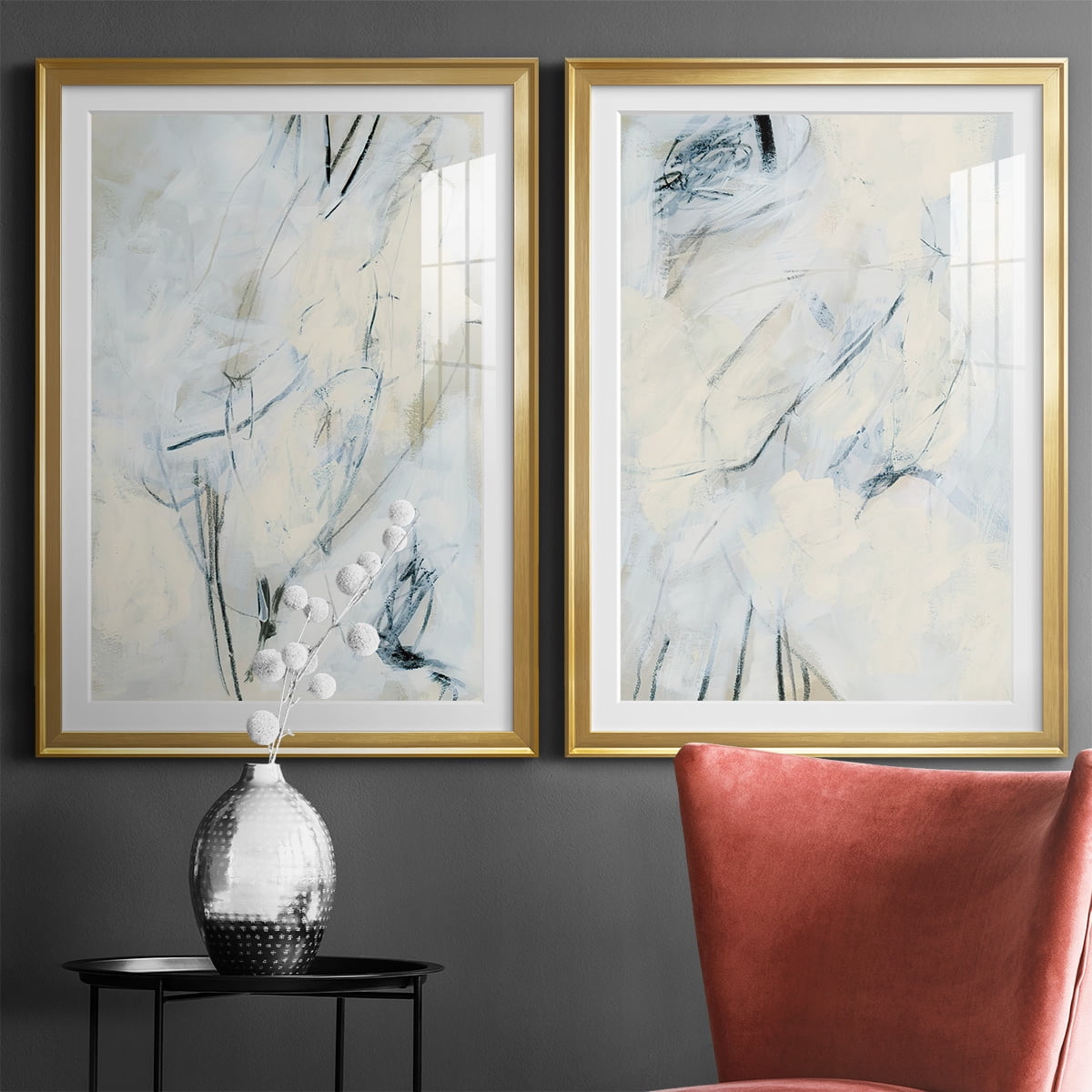 Wexford Home Liminal Space I Premium Framed Print, 26.5" x 36.5" - Ready to Hang, Gold (Set of 2)