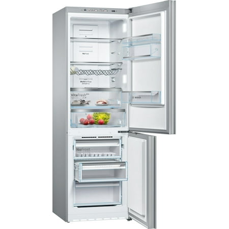 Bosch - 800 Series 10 Cu. Ft Bottom-Freezer Counter-Depth Refrigerator - Multi