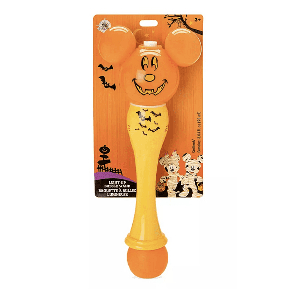 Disney Mickey Mouse Halloween Lightup Bubble Wand New with Tags