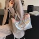 thumbnail image 5 of Bolso hombro casual mano Pajarita Cuero PU con cierre axila gran capacidad para mujeres y niñas, 5 of 9