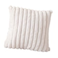 thumbnail image 2 of Funda de almohada de felpa Macarena cuadrada 43 cm x 43 cm blanca, 2 of 8