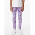 thumbnail image 3 of KPop Demon Hunters Girls' Huntrix Icon Graphic Leggings, Sizes 4-16, 3 of 9