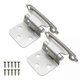 thumbnail image 3 of 2PCS Kitchen Hinges Overlay Self Closing Face Mount Cupboard Door Hinge For Flush Hinge Antique Furniture Hardware, 3 of 4