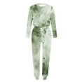 thumbnail image 3 of Wdfiry Clearance Sales,Women's Two Piece Tracksuit Long Sleeve 2 Pieces Jogger Sets with Pockets Tie-dye Plus Size Two Piece Outfits with Drawstring, 3 of 4