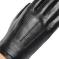 thumbnail image 4 of Men's Winter Leather Gloves European And American Driving Windproof Warm Goatskin Touch Screen Fashion XL, 4 of 6