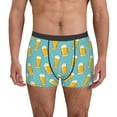 thumbnail image 1 of Balery Beer Calzoncillos bóxer para hombre, ropa interior de algodón suave y transpirable con cinturilla de nailon-X-Large, 1 of 5