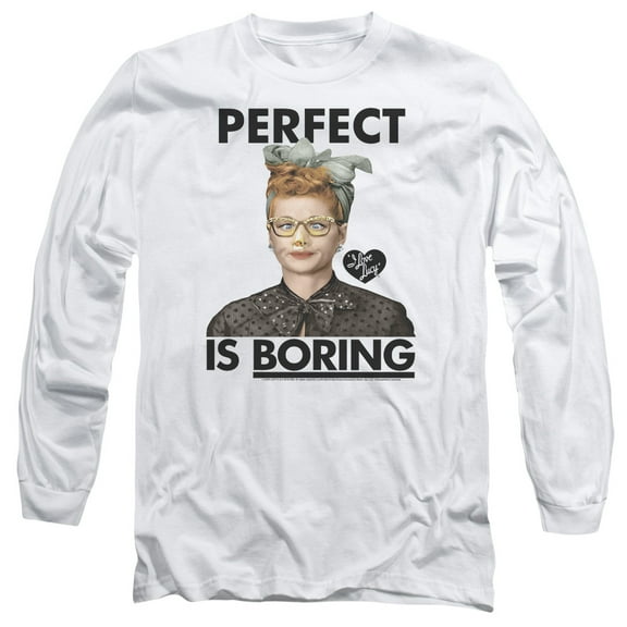 I Love Lucy - Perfect Is Boring - Long Sleeve Shirt - Small