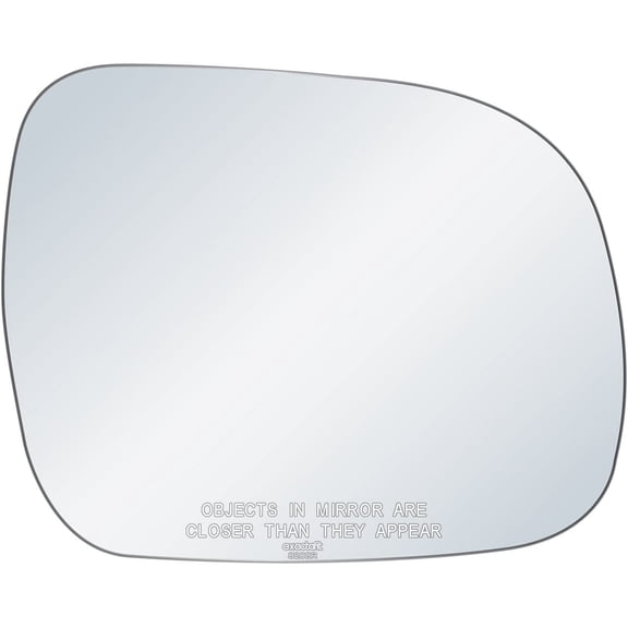 exactafit 8208R Passenger Side Mirror Glass Replacement Fits 2004-2010 Toyota Sienna Right Hand 3m Adhesives