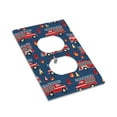 thumbnail image 3 of Kll Fire Truck 1 Wall Plate,Gloss Finish,Standard Size 1 - 5" X 3", Polycarbonate Thermoplastic,Electric Receptacle Plug Covers, 3 of 8