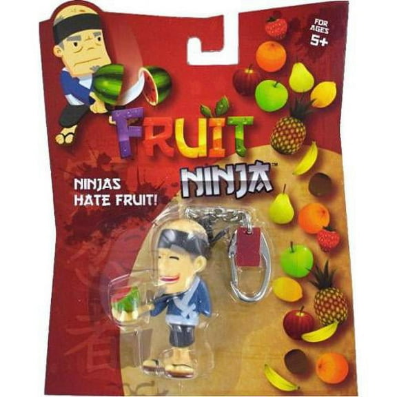 Fruit Ninja Sensei Keychain Keyring Blade Slice Watermelon