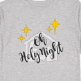 thumbnail image 4 of Inktastic Oh Holy Night Christmas Nativity with Yellow Stars Boys or Girls Long Sleeve Toddler T-Shirt, 4 of 5