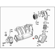 New Genuine Mercedes-Benz Intake Gasket Seal OE 2710940080