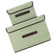 thumbnail image 5 of Caja de almacenamiento plegable de 2 piezas, no tejida, rectangular, tela, cesta de ropa, contenedor de juguetes con tapa Methold HA8413-06B, 5 of 7