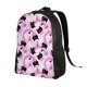 thumbnail image 2 of Disketp Pink Girl Halloween Mochila Unisex de Apertura Lateral Completa, Mochila para Laptop para Escuela, Trabajo y Viajes, 2 of 8