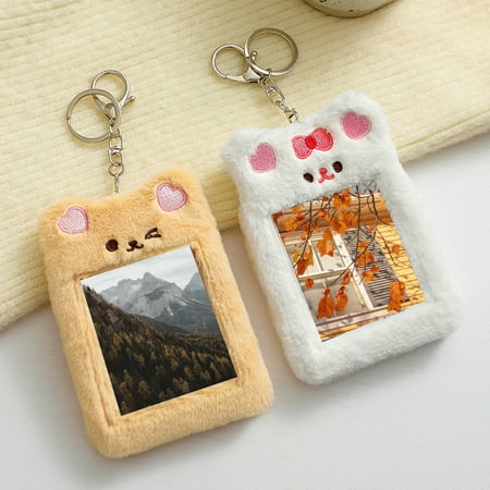 

Transparent Holder Clip Plush Transport Holder Personalized Student Holder