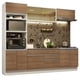 thumbnail image 1 of Cocina Integral 270cm Glamy Madesa 10 Blanco/Marrón, 1 of 9